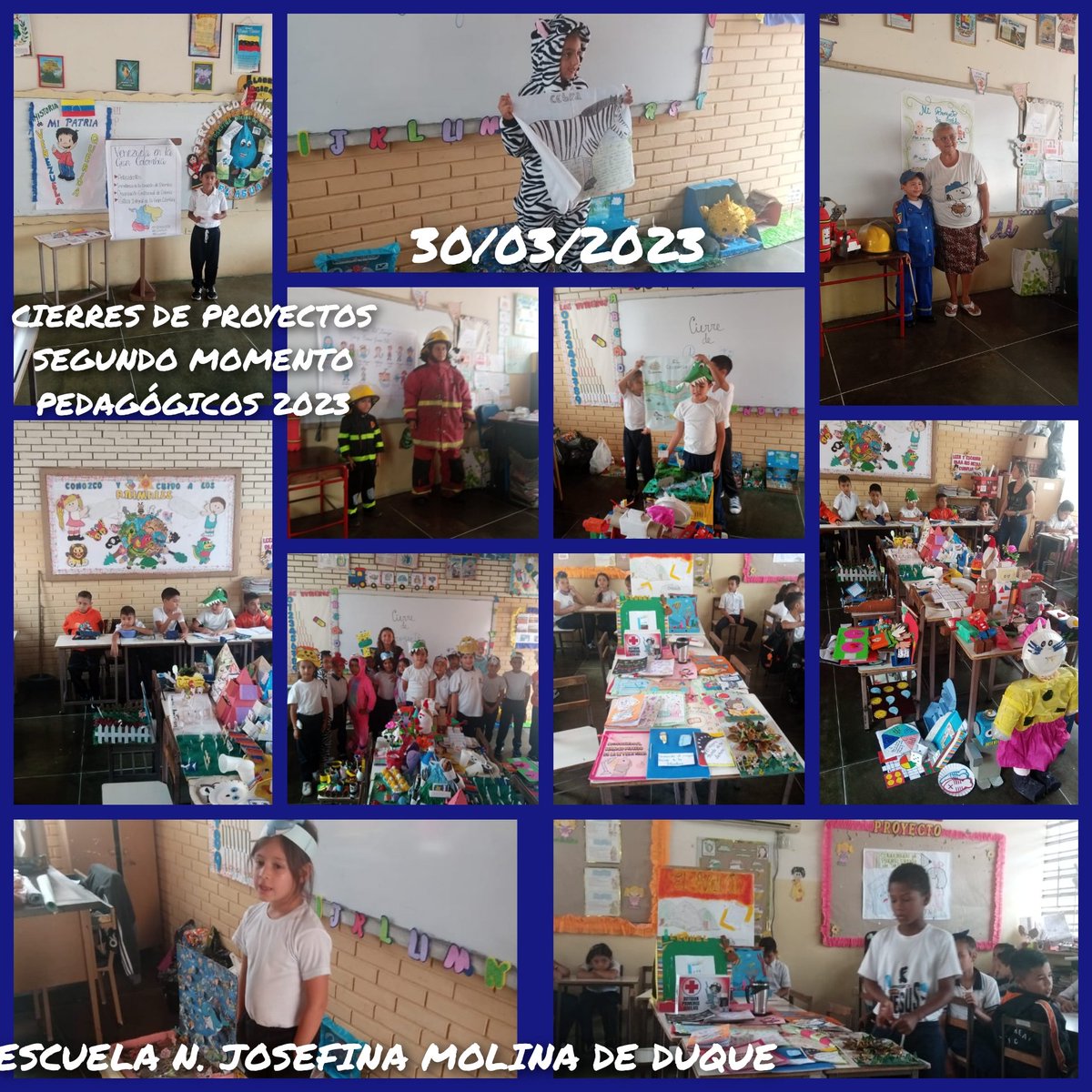 Cierres de Proyectos Pedagógicos II MOMENTO PEDAGOGICO Marzo 2023.