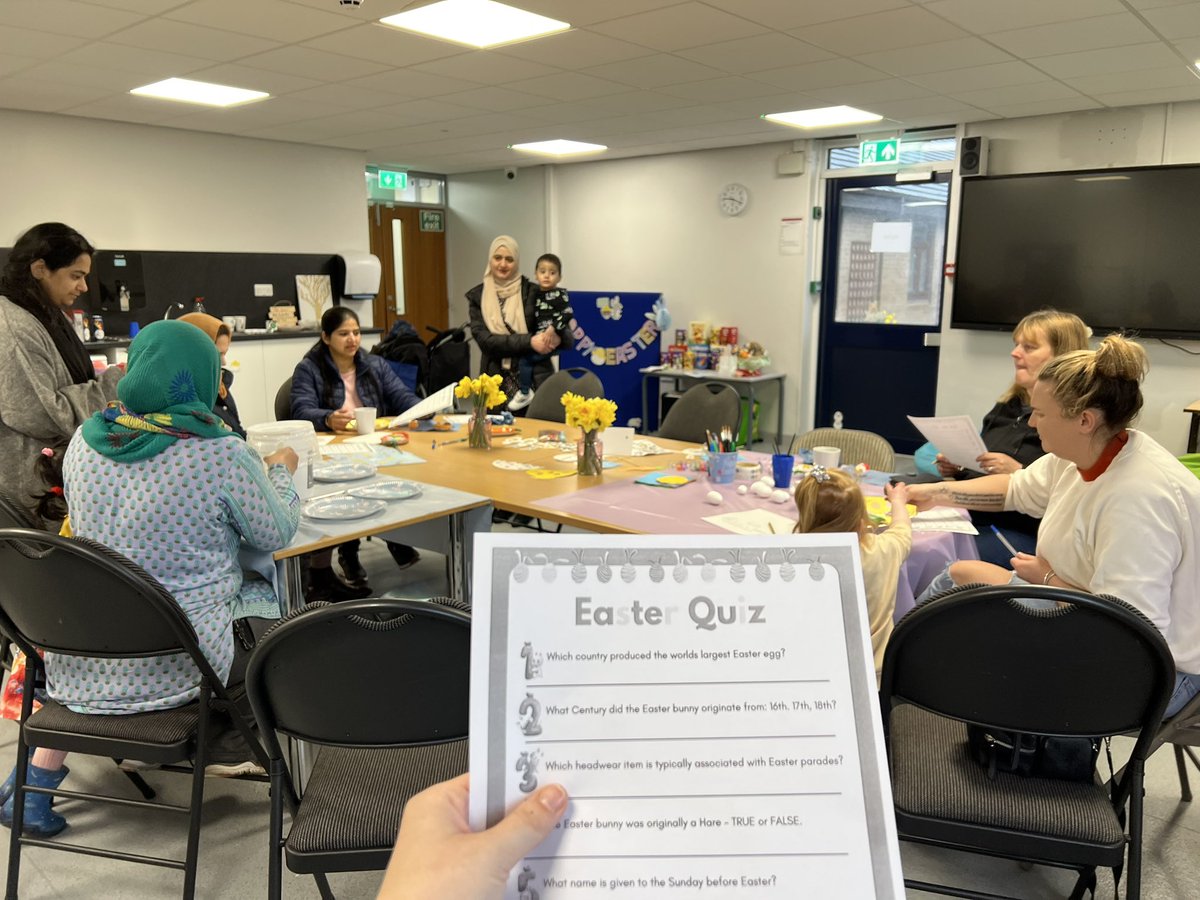 Our final Easter coffee morning at @DeltaLFPA & what fun we all had! It’s amazing to be part of such a wonderful supportive community of parents 💗 #growtogether #engagement #support #togetherwecan  @BD4Family @BetterStartBfd