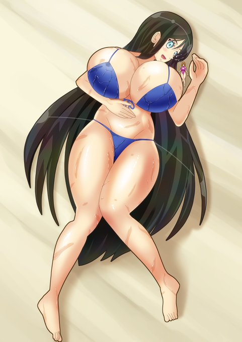 艦これのル級と女性提督を描いてみました
二人でバカンスのようです
#巨大娘 #giantess 