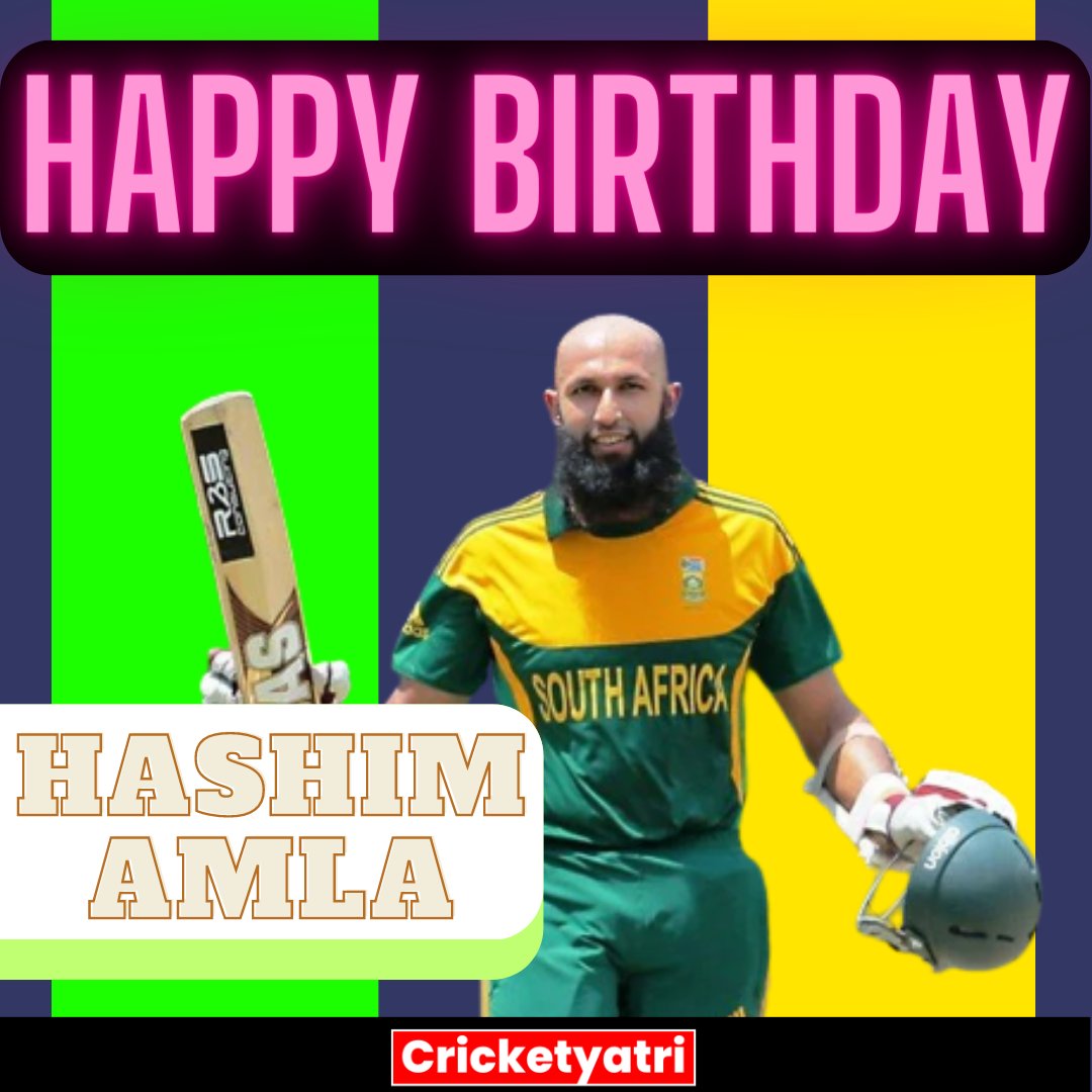 NEWS
HAPPY BIRTHDAY HASHIM AMLA   
