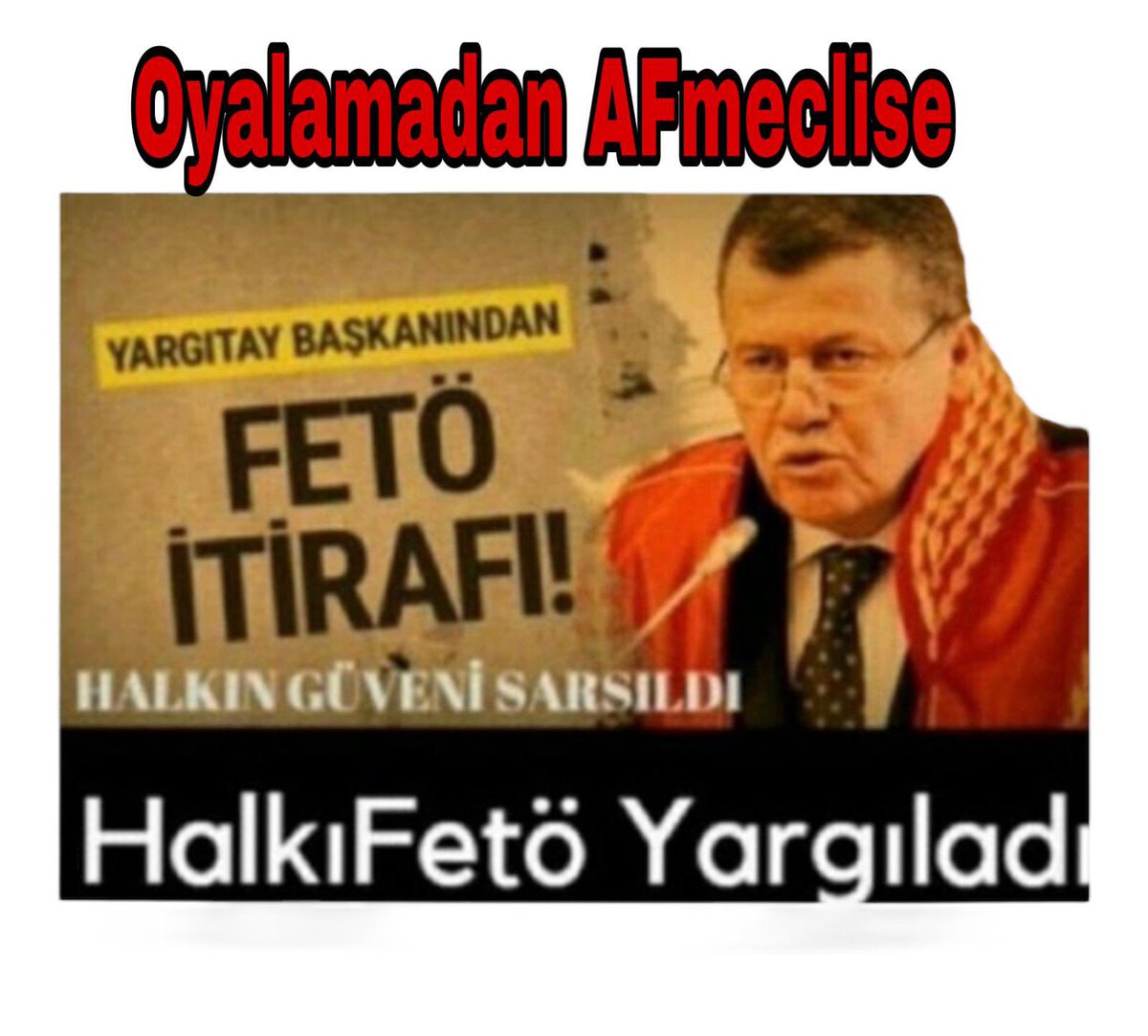 Dünya'nın hiçbir ülkesinde terör örgütü üyesi yargıçlar vatandaşı yargılayamaz :
BU YARGILAMALAR YOK HÜKMÜNDEDİR‼️ EmpatiYapın BirlikteAffedin