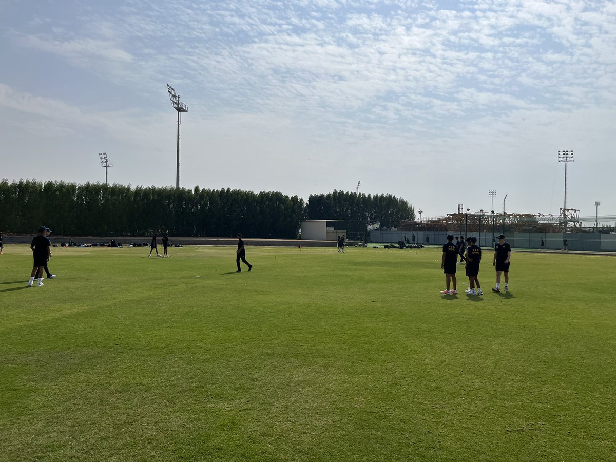 KES_SportsDept's tweet photo. #DT23: Everyone working hard at this afternoon's training session!

A few tired bodies but spirits are high. 

🔵🟡🏏🇦🇪 https://t.co/kvZFntMIKz