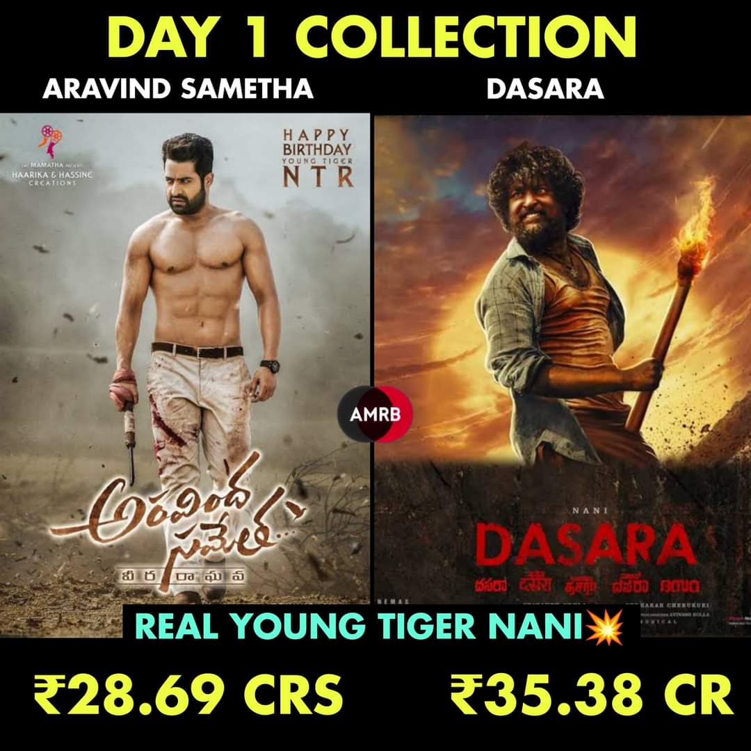 vijaypc005's tweet photo. GOD OF MASSES NANI💥

#AravindaSametha  #dasara  #naturalstarnani  #JrNTR  #AMRB https://t.co/0c0siT5U6u