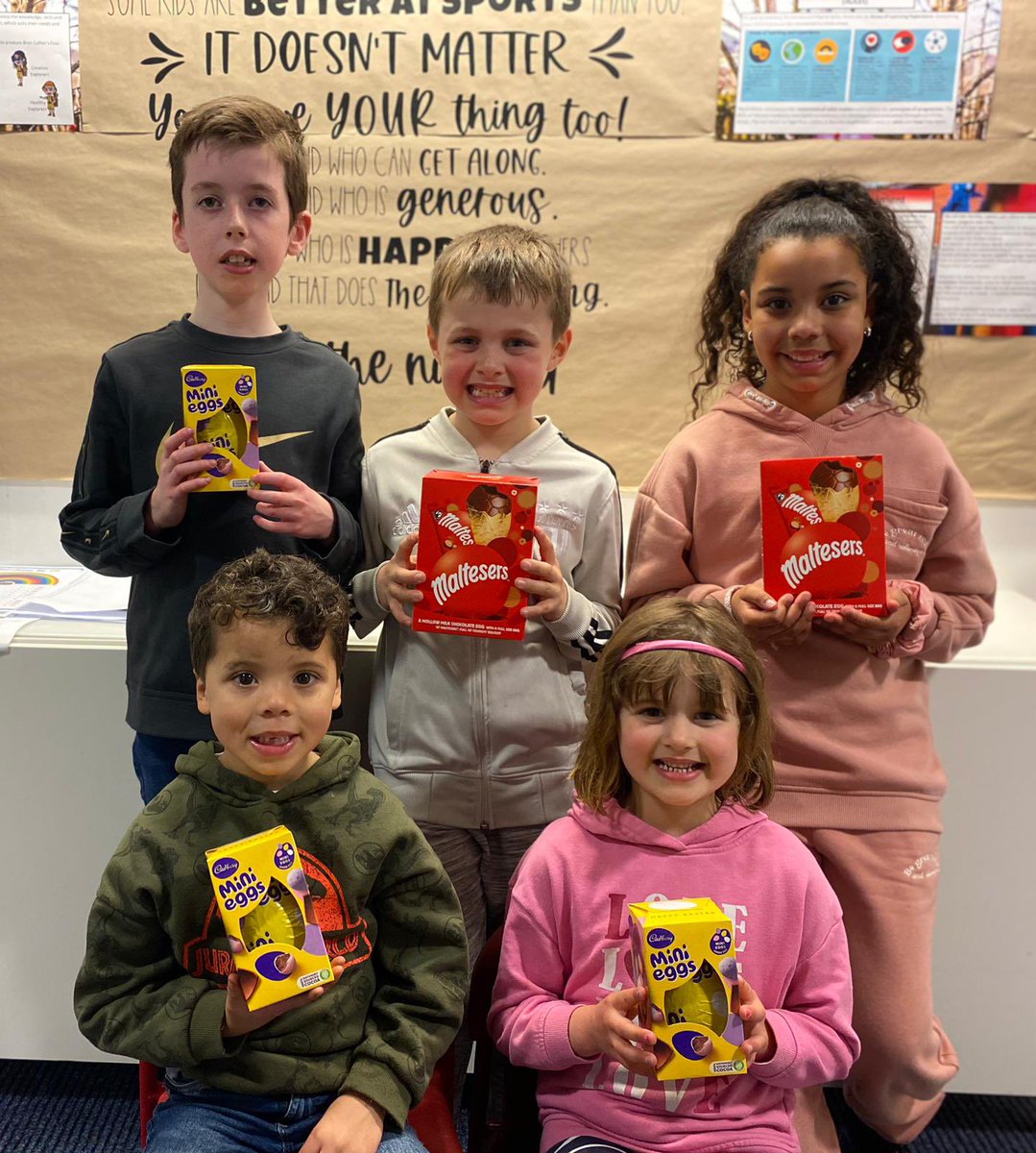 Ysgol Bryn Collen ๐ (@ysgolbryncollen) on Twitter photo A huge thank you to <a href="/tyndwrhall/">Tyn Dwr Hall</a> for the donation of Easter eggs for every child in the school A huge thank you to <a href="/tyndwrhall/">Tyn Dwr Hall</a> for the donation of Easter eggs for every child in the school