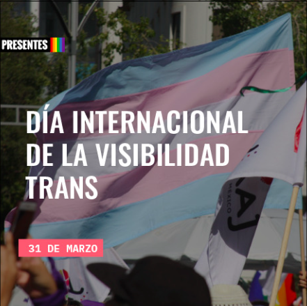 🏳️‍⚧️31/03 Día de la Visibilidad Trans
🗓️Desde 2009, la activista trans estadounidense, Rachel Crandall impulsó este día para celebrar la vida y resiliencia de las personas trans.

📲Personas trans nos cuentan cómo es ser visibles en América Latina: bit.ly/21VisTrans