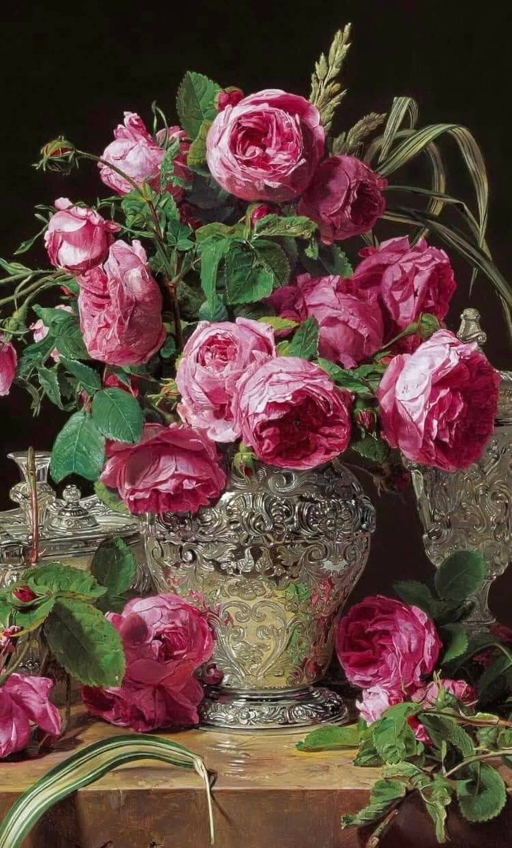 ' Rose e arginteria ' 1843
Ferdinand Georg Waldmuller