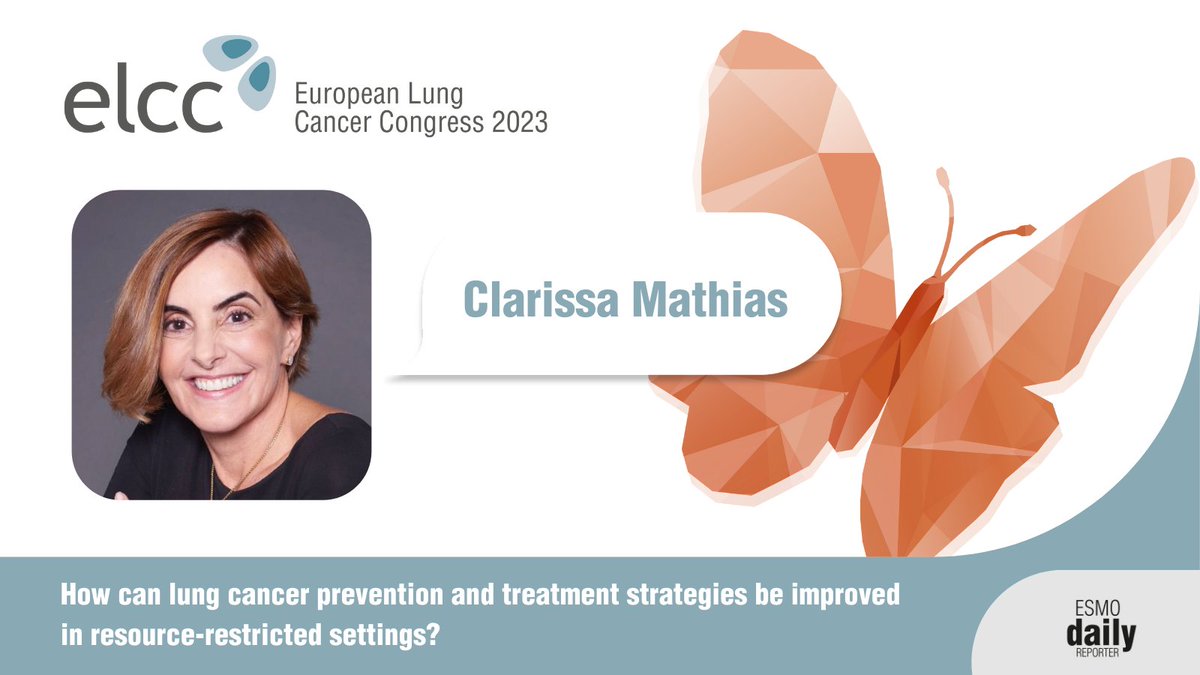 #ELCC23:How can #LungCancer prevention &amp; treatment strategies be improved in resource-restricted settings? 
The key to overcoming barriers to effective prevention &amp; treatment involves cooperation between multiple medical organisations
👉ow.ly/aPFC50NwQMH

<a href="/clarissamathias/">Clarissa Mathias</a>