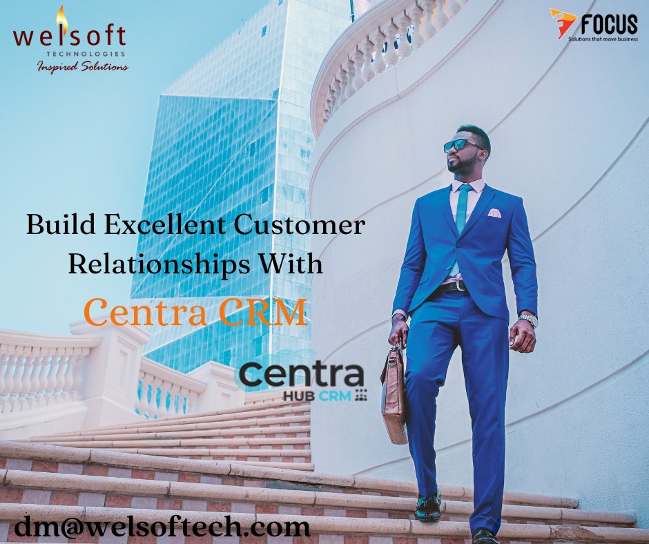 With our CRM solution, you can manage a massive volume of customer information and smoothly run sales & marketing processes.

Visit Us at welsoftech.com
Email Us: dm@welsoftech.com
Phone No: (+91) 99629 77755

#WelsoftTechnologies #centracrm #crmsoftware #salescrm