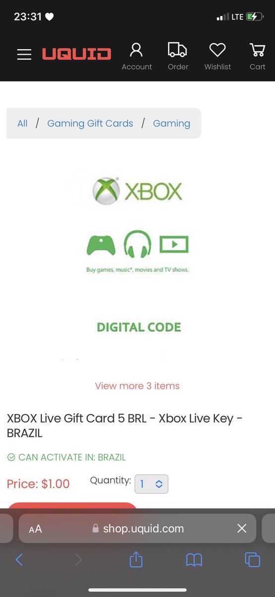 Jessica43458409's tweet photo. @RealFlokiInu So attractive!  I just used #Floki to buy #Xbox cards on #Uquid shop and now I'm interested in #NFT game #Valhalla https://t.co/nlmmSPQw0U