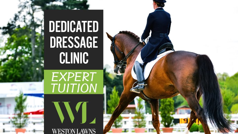 Test riding clinic with Keri Bates (list 3A BD judge)
PRIVATE DRESSAGE TUITION
Book Here: entry.equipe.com/meetings/2690

VISIT US AT: weston-lawns.co.uk

#WestonLawns #Showjumping #BritishShowjumping #Equestrian #equestriansport