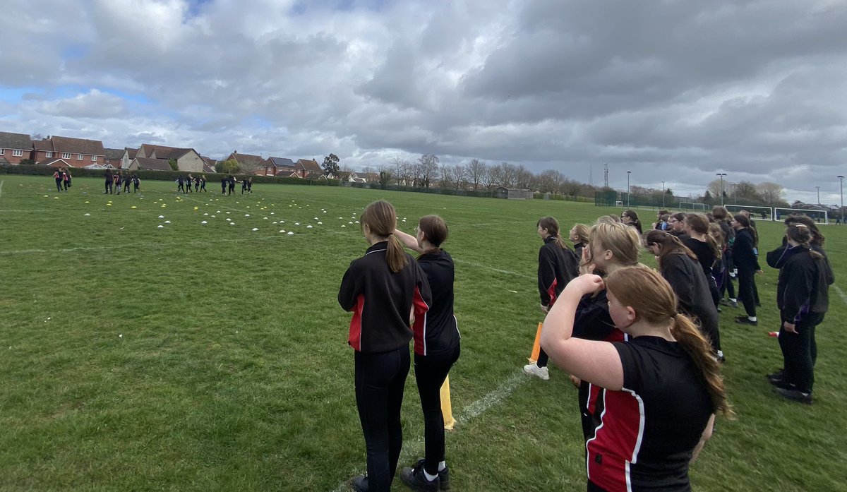 Year 7 competing in our Easter inter-house competition! All of the girls had brilliant effort levels! 💪🏼