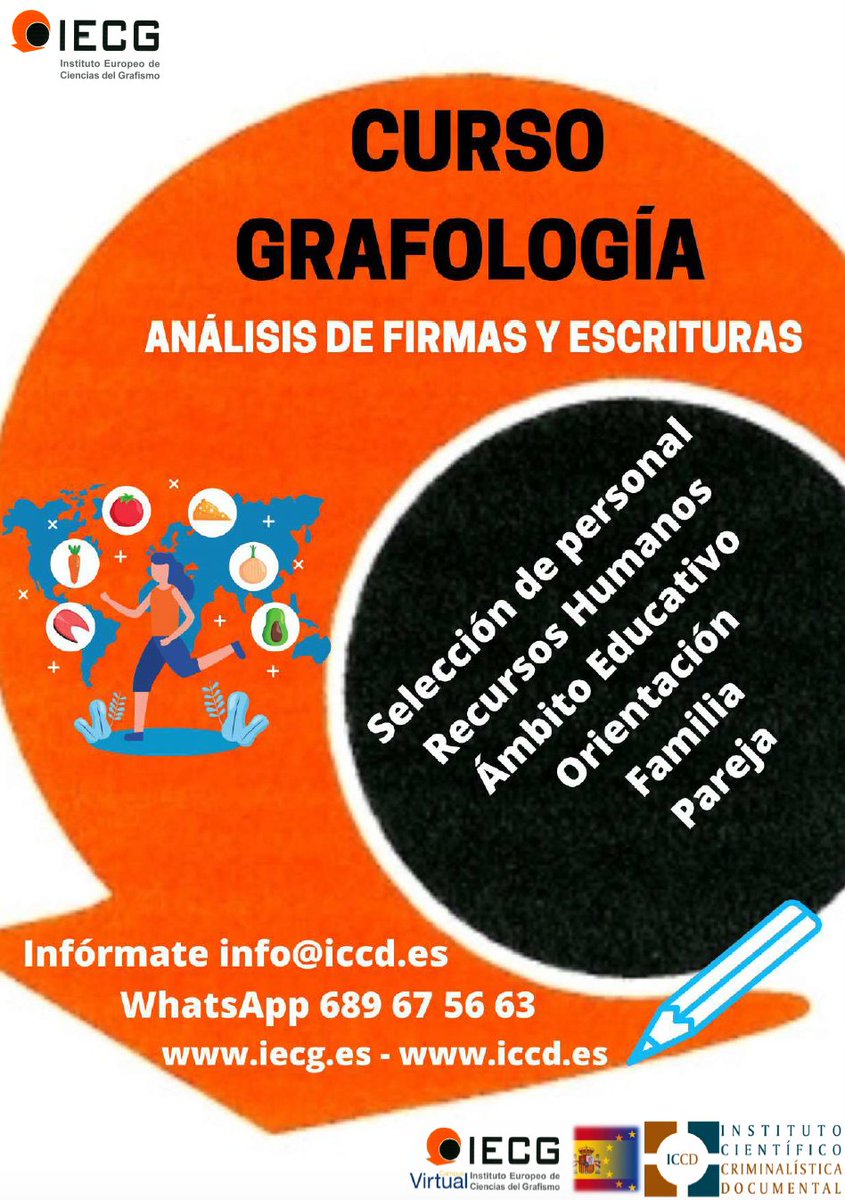 ICCD18's tweet photo. IECG en colaboración con ICCD retoma la formación en Grafología que tanto se ha solicitado con especializaciones en las diferentes áreas de Selección de Personal, RRHH, Familia, Pareja y ámbito educativo. Oportunidad de conocerte y conocer, acompañar y asesorar e investigar. https://t.co/zxpuiwIMOu