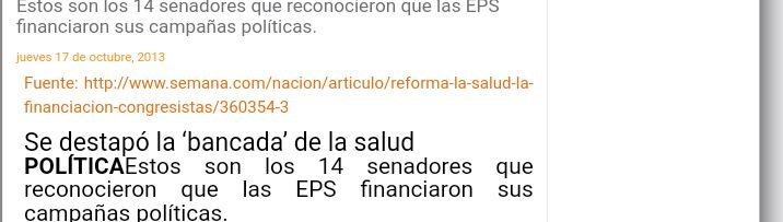 ManuelBeltrn14's tweet photo. Según el portal https://t.co/XoEVmH6SuQ, los hermanos del senador Efraín Cepeda son socios de una EPS y por eso tuvo que declararse impedido durante el trámite de la reforma a la salud de Juan Manuel Santos.

El conservador debería dar explicaciones, en vez de estar pontificando. https://t.co/d1jxJPwu7o
