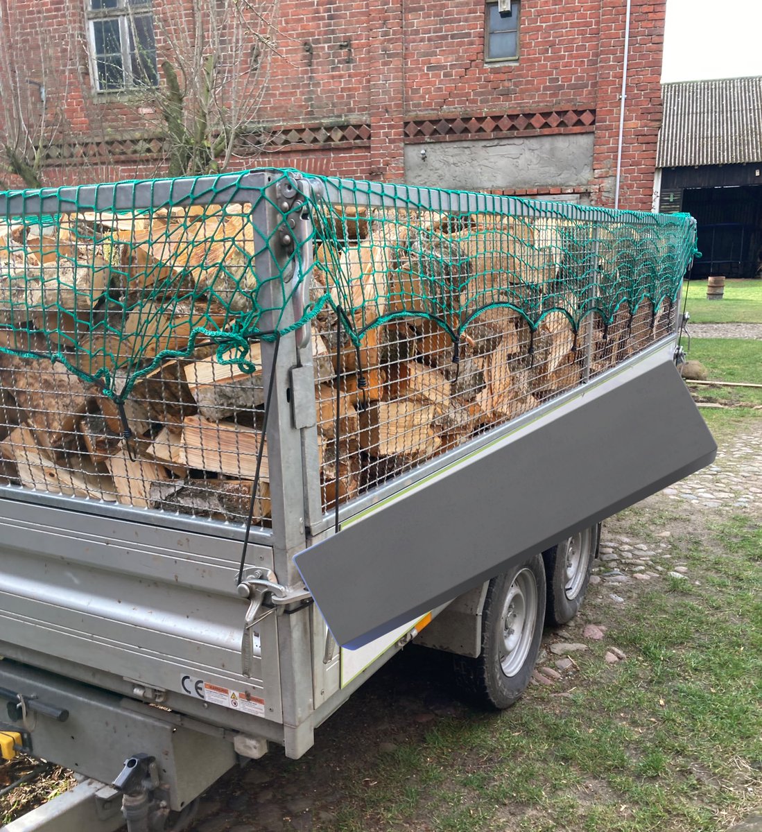 Ich habe die 2. Hälfte bekommen. Nochmal 74 Schubkarren wegschaffen.