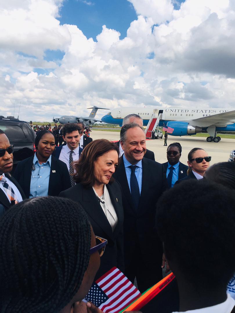 ZambiaFree's tweet image. The @ZambiaFree is happy to be part of the civil society team receiving Vice President of the United States of America @KamalaHarris, who is in Zambia for an official visit.
@usembassyzambia
