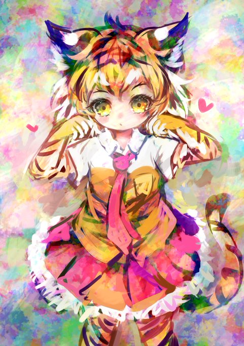 ﾈｺﾁｬﾝ。 #けものフレンズ 