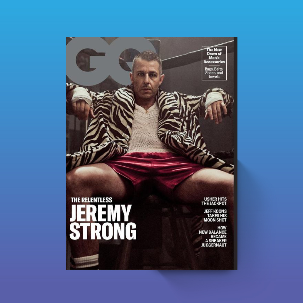 zinio's tweet photo. His portrayal of Kendall Roy has made him a major sensation—and infamous for his extreme approach to the craft of acting. 

Find out what's next for the unstoppable Jeremy Strong in the latest GQ!
 
Read now 👉 https://t.co/wNqyEHnIsC

#jeremystrong #succession #kendallroy #GQ https://t.co/O66ifEKGhx