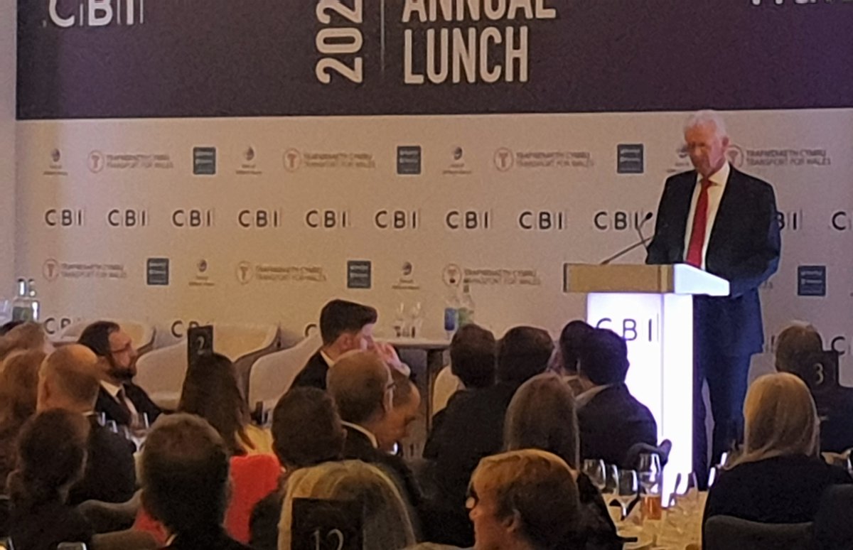 We hear from special guest @PresidentCBI <a href="/brianmcb/">Brian McBride</a>  how projects such as the two new Welsh #Freeports and clusters can accelerate growth in the north and south #CBIAL23

<a href="/transport_wales/">Trafnidiaeth Cymru / Transport for Wales</a> <a href="/mh_port/">Port of Milford Haven</a> <a href="/BlueFloatEnergy/">BlueFloat Energy</a> @falckrenewables