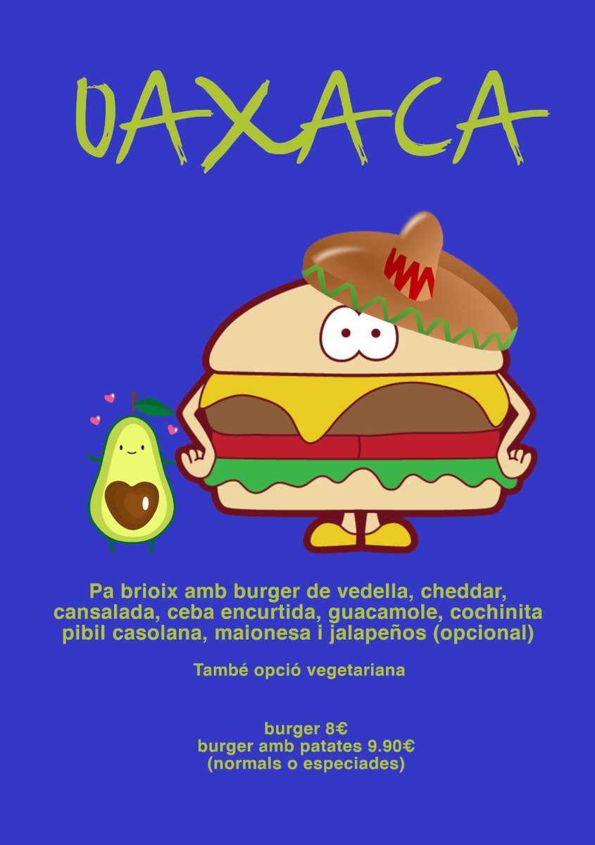 Avui estrenem la burger d’abril 🤤