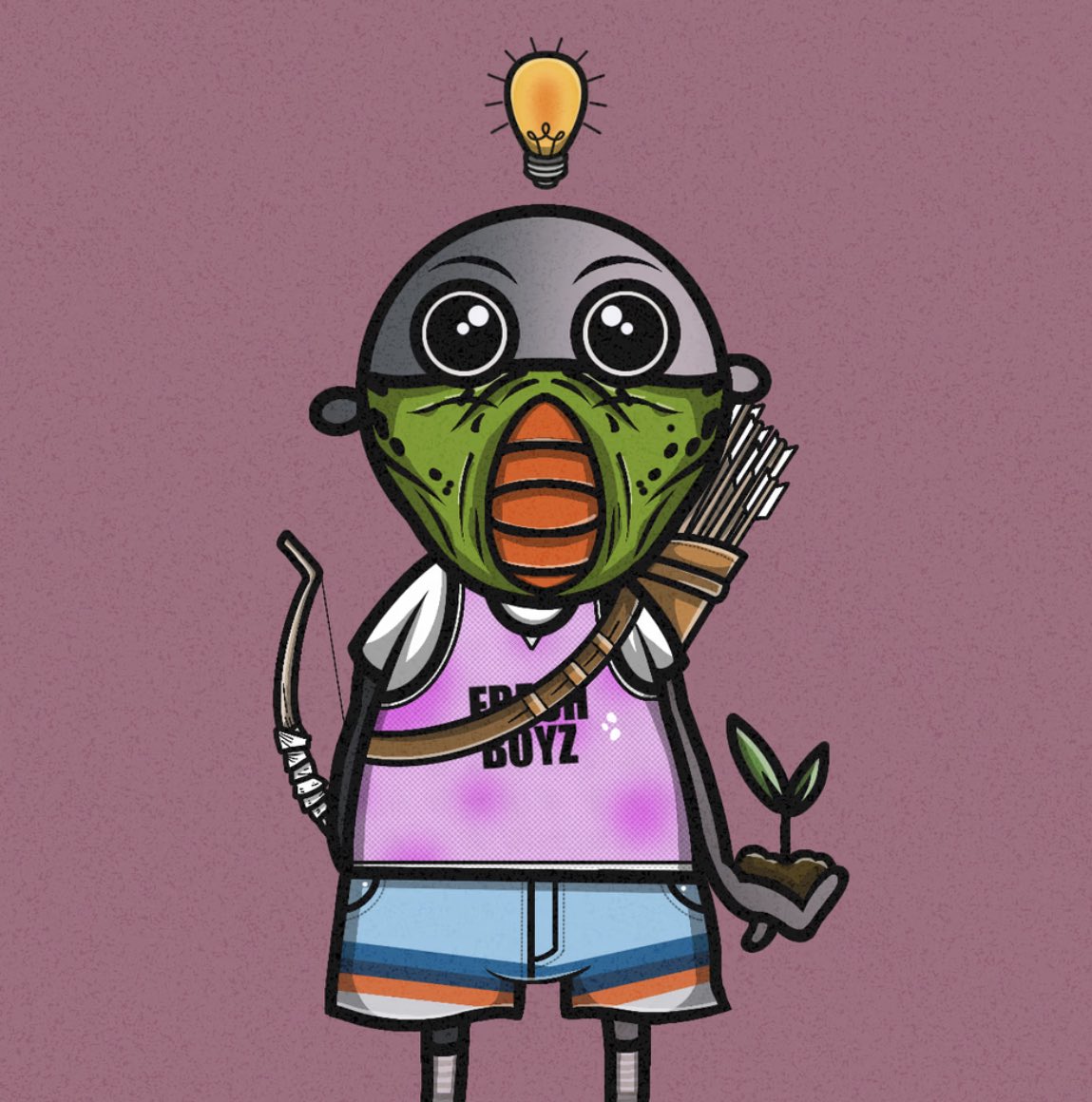 Good Morning Fresh Fam! It’s Friday! Rise And Grind 💯 

Keep The Positive Vibes Going!! And Stay Consistent Out There 🫡

Shout Out To <a href="/RealTonyLuck/">Tony Luck</a> For Sharing His Fresh Boy NFT 💯🫡

#nftart #NFT