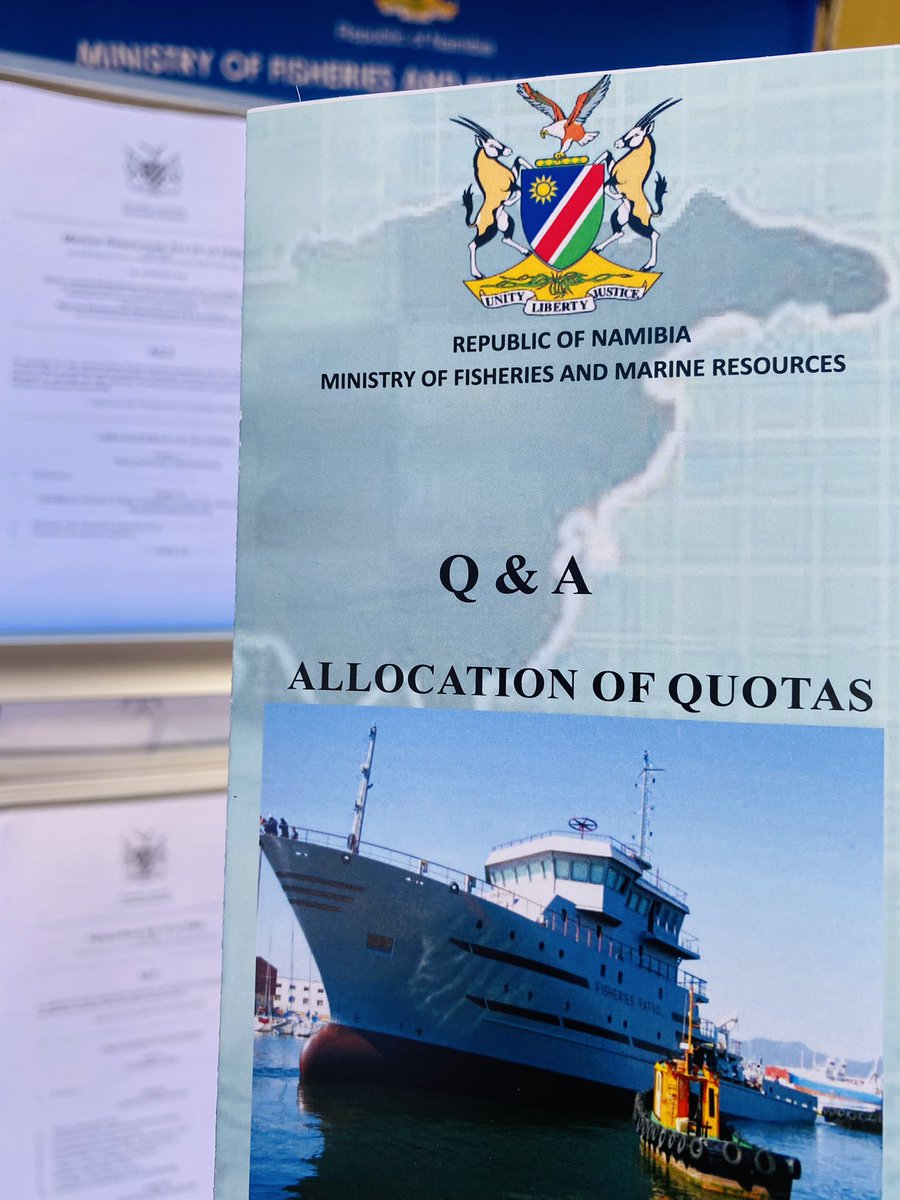 MFMRNamibia's tweet photo. The Minister of Fisheries and Marine Resources, Hon. Derek Klazen is presenting the Ministerial vote and budget today at Parliament. The Ministry is having an information stall at the Parliament’s courtyard to give information about our services and to support our Minister. https://t.co/eCExkLbsdB