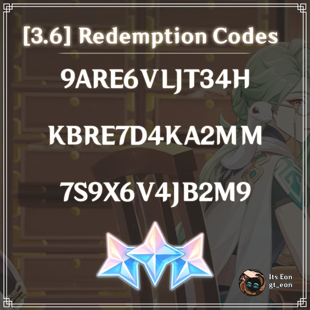 Here Are the Genshin Impact 3.6 Special Program Primogem Codes