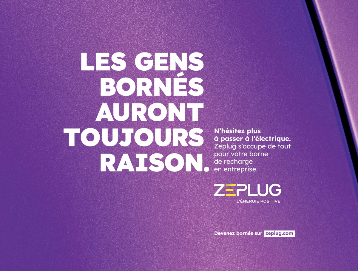 Steveagency's tweet photo. Faut vraiment être borné pour ne pas aimer notre dernière campagne pour @Zeplug_VE 🚙🔌 https://t.co/muSPAPJDyN