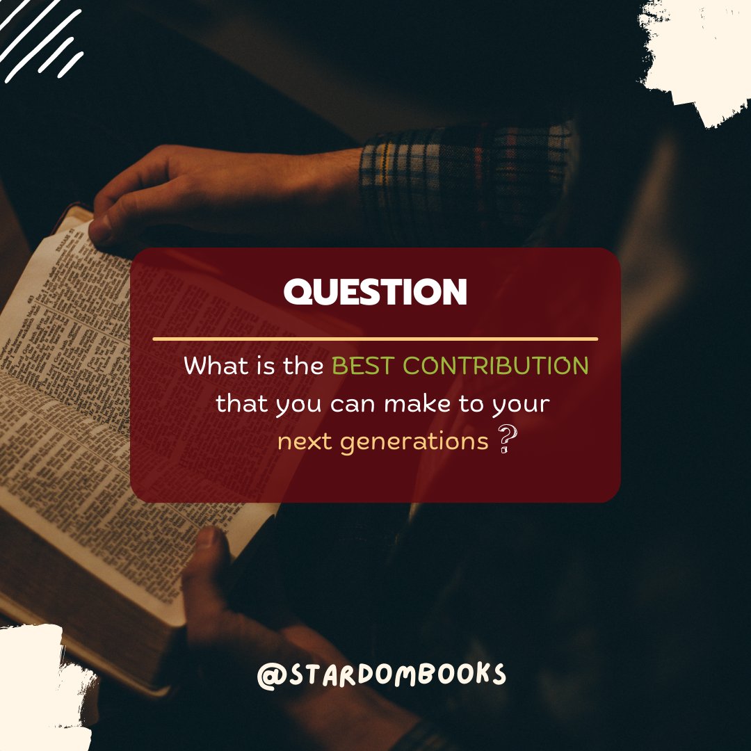 raamanand's tweet image. What is the best contribution you can make to the #nextgenerations
raamanand.com/insights/the-b…
#futuregeneration  #StardomBooks #RaamAnand