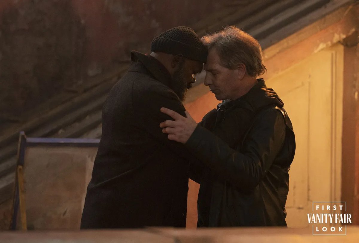 ErikDavis's tweet image. NEW: The first images from Marvel’s #SecretInvasion have dropped, via @VanityFair. Sam Jackson, Cobie Smulders, Emilia Clarke, Martin Freeman, Ben Mendelsohn, Kingsley Ben-Adir. Hits D+ June 21.