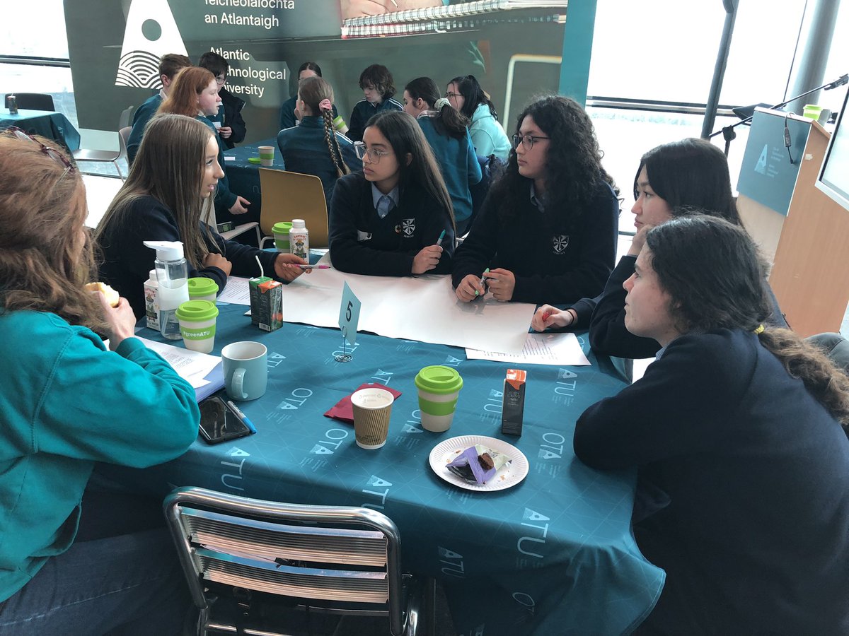 Well done to our students who took part in #GalwayYouthClimateAssembly today in <a href="/ATU_GalwayCity/">ATU Galway City</a> with <a href="/GalwayNPC/">Galway National Park City</a> <a href="/speediecelt/">Brendan Smith</a> and SAUTI #ClimateChange