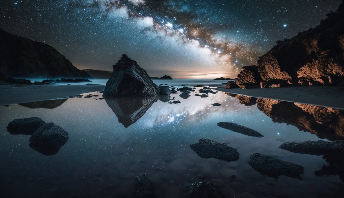 endro's tweet photo. @nickfloats I wish midjourney will be able to make better milky way with real scorpius constellation at the center also centaurus and crux in the right side

hello @danagiri https://t.co/ZRrqlHsCjc