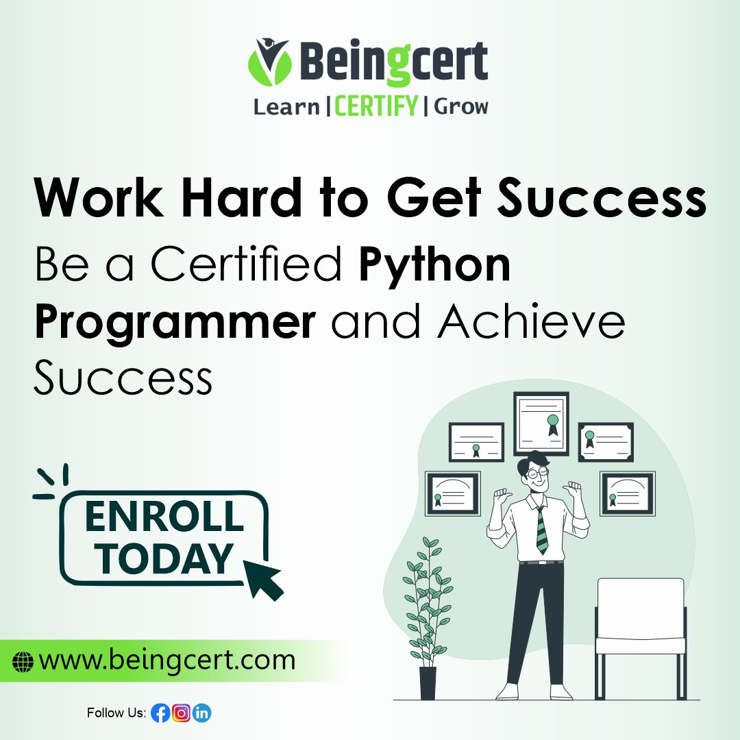 BeingCert's tweet image. Level up your coding skills and become a certified Python pro! 🐍👨‍💻 With this certification, you&apos;ll have the knowledge and credibility to take on any coding challenge that comes your way. 

#PythonCertified #CodingSkills #ProgrammingPro #LearnToCode&quot;