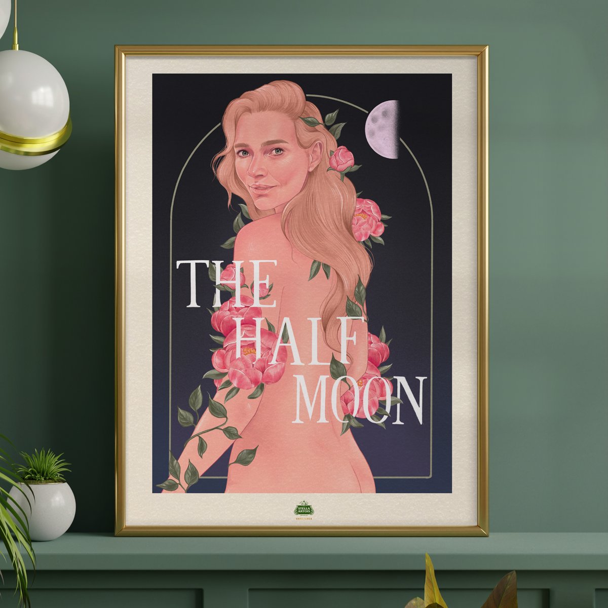 An exclusive print run of ‘The Half Moon’ featuring its landlady @RealJodieKidd has been released. This piece was created by @beckiIllustrate as part of the Pub Renaissance campaign in to raise money to support @HospAction 🍻 Buy here: stellapubsigns.com