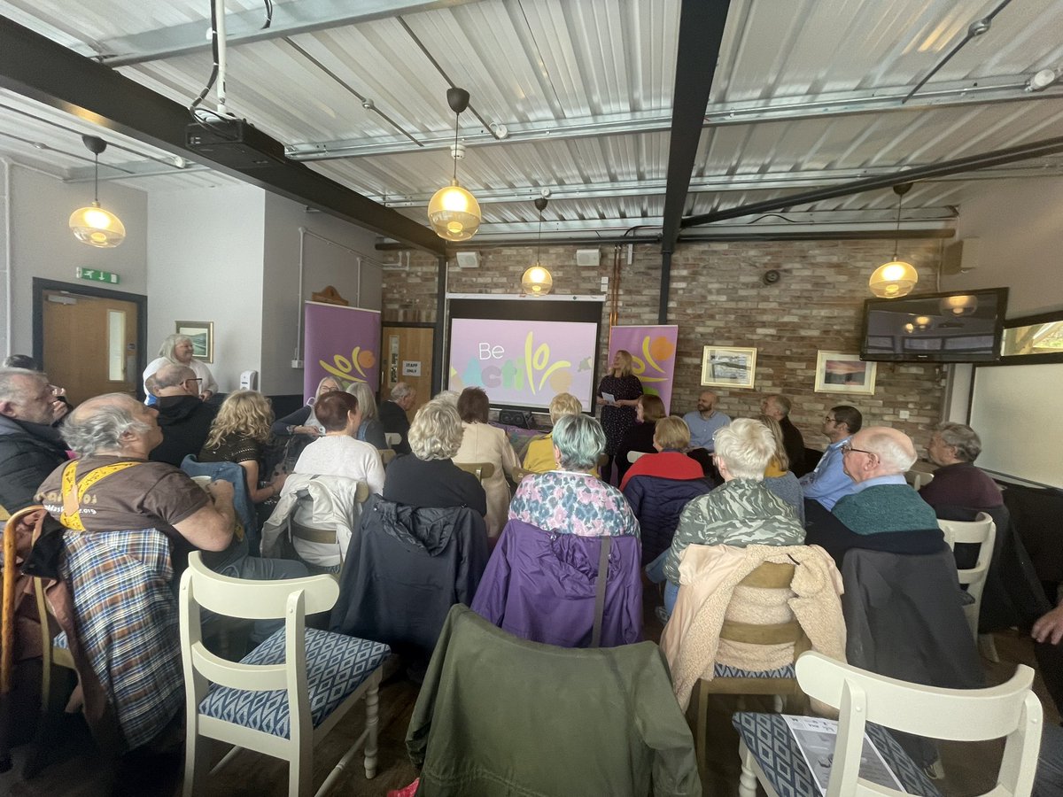 vikimorgs's tweet photo. Lovely listening to the presentation to celebrate the end of the Be Active project @Steph_BeActive https://t.co/NtFeytiRPn