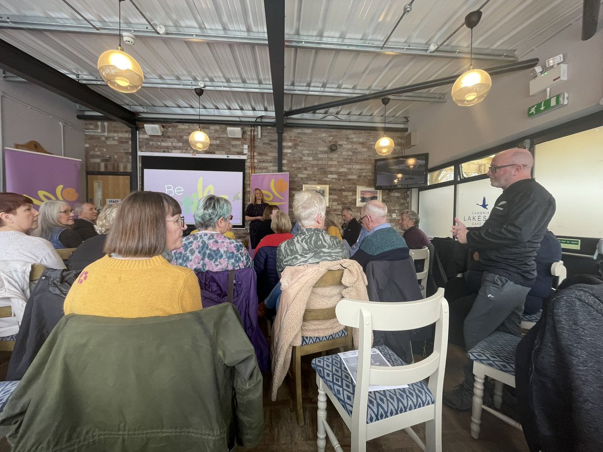 Lovely listening to the presentation to celebrate the end of the Be Active project <a href="/Steph_BeActive/">steph</a>