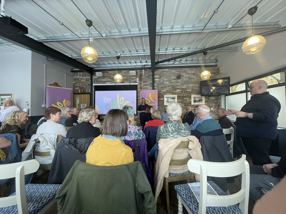vikimorgs's tweet photo. Lovely listening to the presentation to celebrate the end of the Be Active project @Steph_BeActive https://t.co/NtFeytiRPn