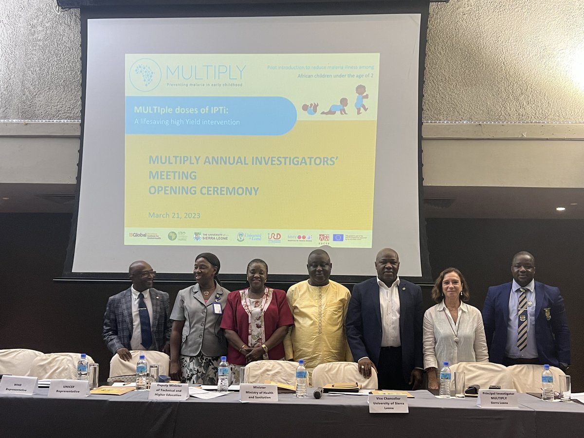 ISGLOBALorg's tweet photo. 💪🏿@EDCTP-funded #MultiplyProject is reducing #malaria in early childhood by giving multiple doses of perennial malaria chemoprevention (PMC) to children up until the 2nd year of life.
➡️https://t.co/ZtLOyxy3UE https://t.co/JFXNbfNfDP