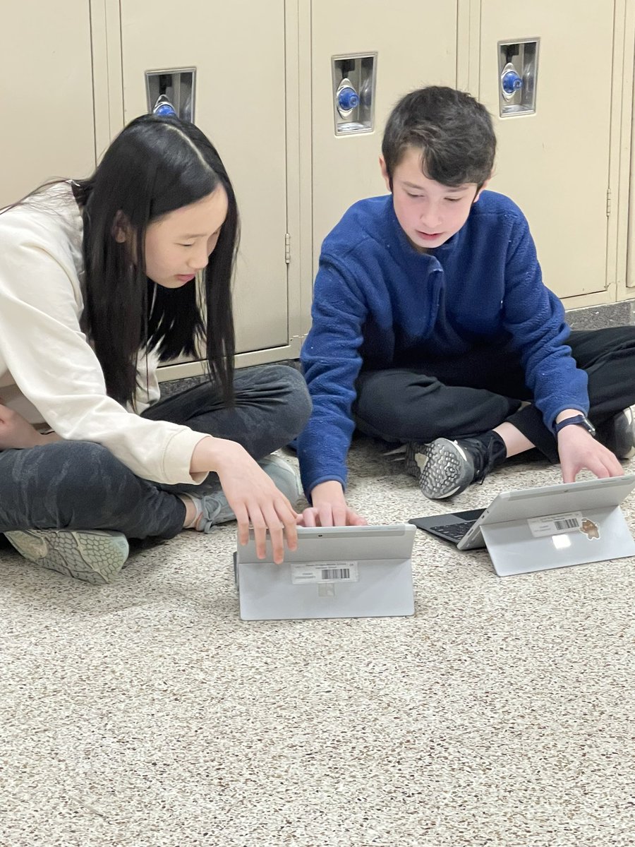 Ss are writing TED talks based on multifaceted research on the success and survival of First Nations people in the face of challenges. Conferencing today. #WeAre7b#WeAreChappaqua