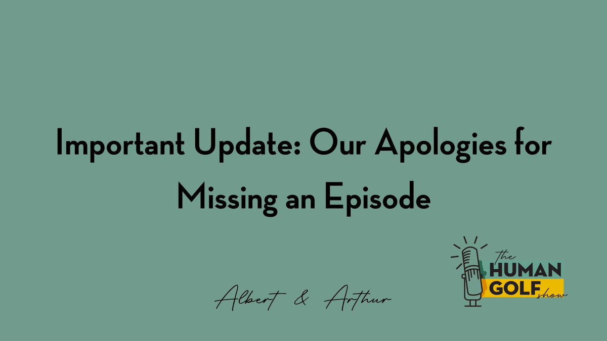 The Human Golf Show tweet media