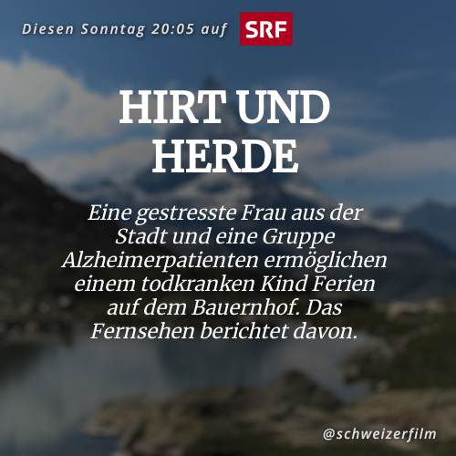 Eine gestresste Frau aus der Stadt und eine Gruppe Alzheimerpatienten ermöglichen einem todkranken Kind Ferien auf dem Bauernhof. Das Fernsehen berichtet davon.