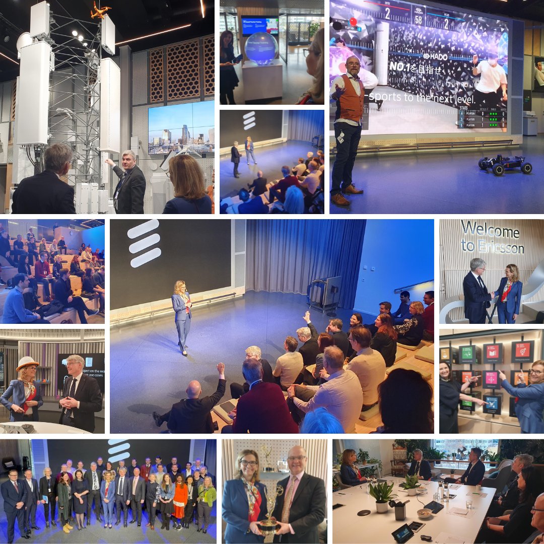 Thank you <a href="/Ericsson/">Ericsson</a> for the Innovation Center &amp; Imagine Studio tour and your commitment to <a href="/ITU/">Int’l Telecommunication Union</a>, #Partner2Connect plus <a href="/Gigaglobal/">Giga</a>. 
I leave Sweden with renewed determination to build on partnerships + technologies to create an inclusive, sustainable #DigitalFutureForAll