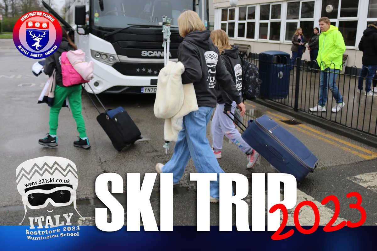 HuntingtonYork's tweet photo. Off they go to the pistes!
More than 40 students from Y8 to Y11 are just on the way to Sestriere in the Italian Alps, for an amazing week of skiing, snowboarding and lots of hot chocolate apres ski!
Enjoy your time and bring some snow!
#York #huntington #ski #Sestriere2023 https://t.co/tWtVNnwkhG