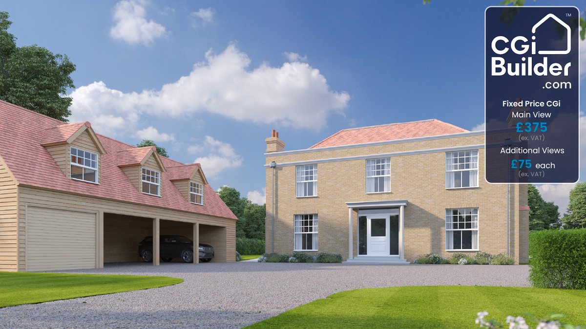 CGiBUILDER's tweet photo. This additional #cgi of a 5-bed #newbuild project only cost £75 ex.vat, (main view was only £375 ex.vat).
https://t.co/QltnXkaCHp
#propertydevelopment #propertydevelopmentuk #housedesign #newbuildhomes  #housebuilder #housebuilders #housebuildersuk
#selfbuild #selfbuildireland https://t.co/7HlNP93y5b