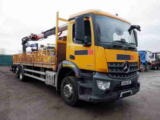 2016 Mercedes Arocs 2527 6x2 Crane Vehicle dlvr.it/Sln6tn