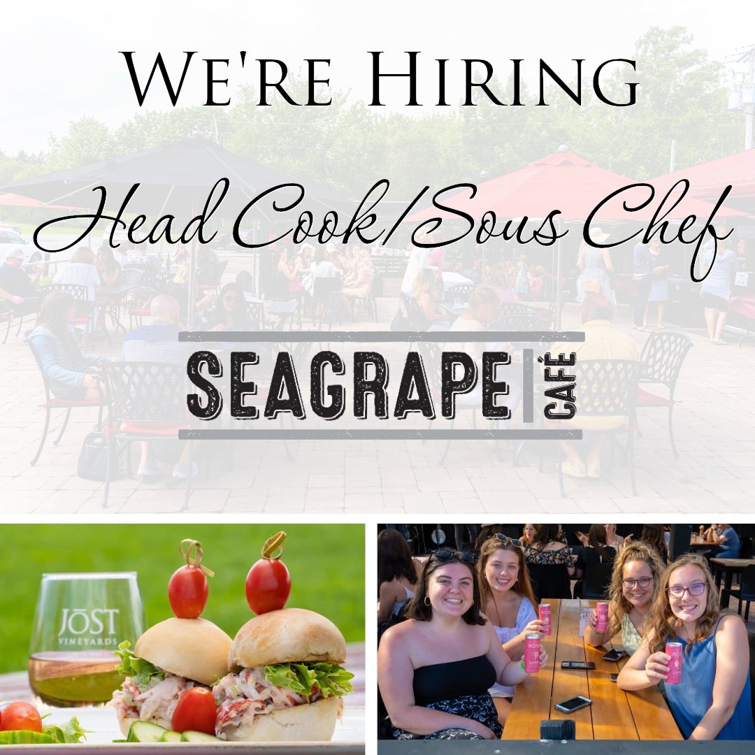 We’re hiring! Learn more here: facebook.com/seagrapecafe 

#hiring #jobs #culinaryjobs #chef