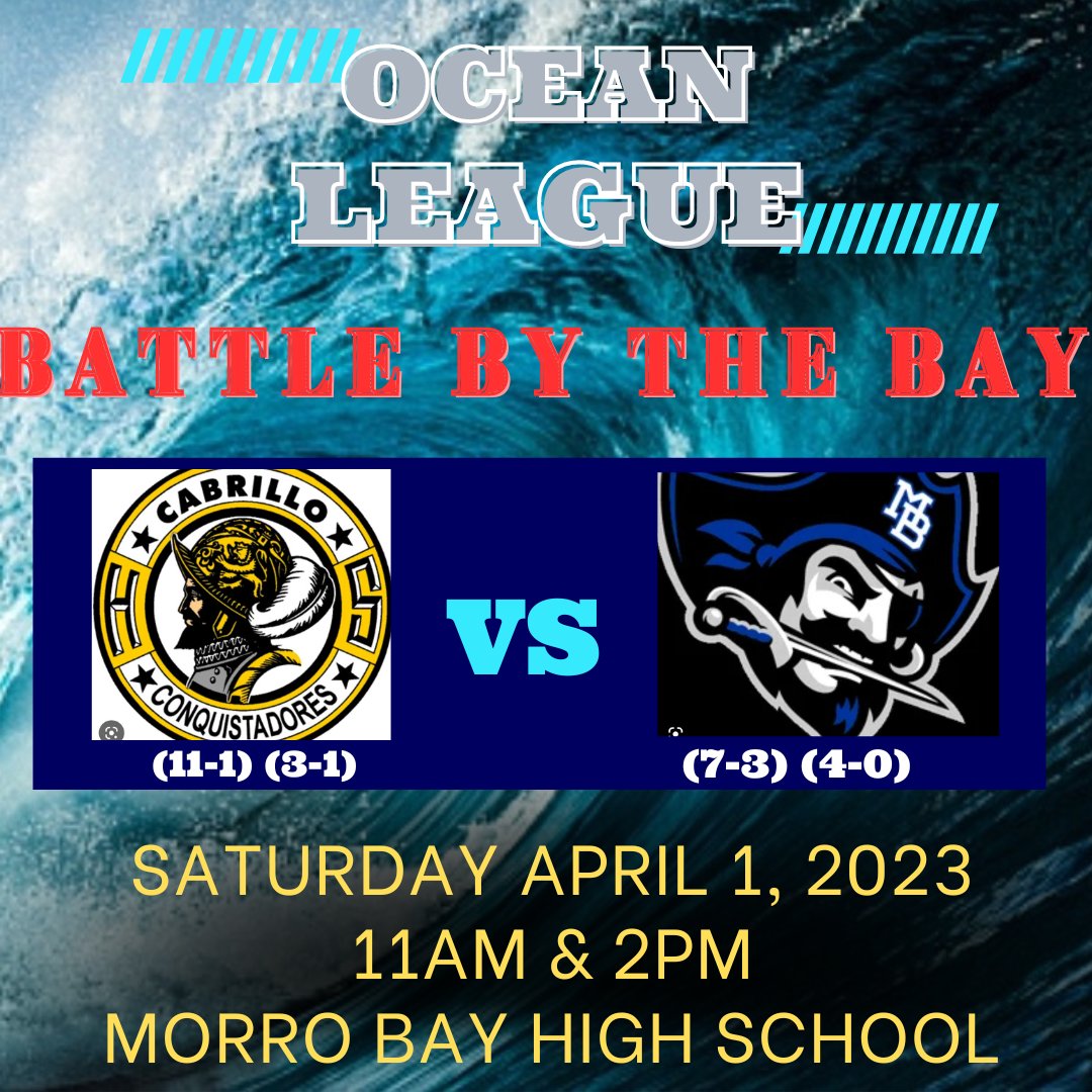 JoshHunt805's tweet photo. The (7-3, 4-0) Pirates are ready for the top ranked (11-1, 3-1) Conquistadors to come into MB for a doubleheader. Both teams have dominant pitching and explosive offenses. Definitely the top Ocean League Series this weekend. #PartOfTheCrewPartOTheShip #PiratesLife4Me #MBbaseball https://t.co/Rztj8J18ur