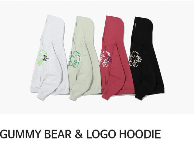 pleasepay_'s tweet photo. พรี #niceghostclub gummy bear&amp;logo hoodie 1,950 ฮู๊ดนุ้งหมีน่ารักสุดๆ 

•ส่งฟรีเอกชน
• มัดจำ 900 https://t.co/3NxWG12ImC