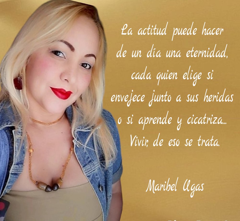 La actitud puede hacer de un día una eternidad, cada quien elige si envejece junto a sus heridas o si aprende y cicatriza... Vivir, de eso sw trata. Buenos días, feliz viernes.