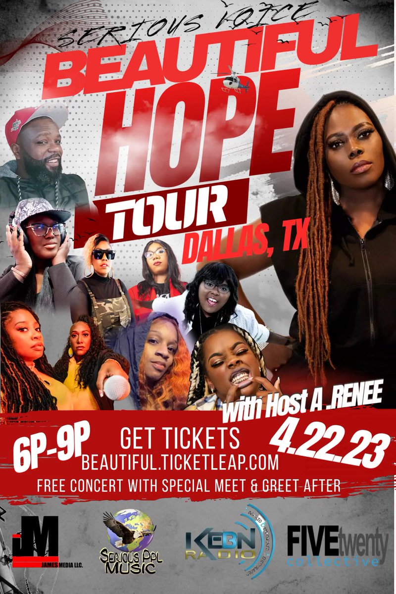 Serious_voiceny's tweet photo. Dallas, we are coming on April 22nd. I'm finally back after quite a few years, and I'm super excited. The last encounter was so dope, as we encorporated worship along with rap and made an impact.Lives were changed frfr. I know this won't be any different  https://t.co/4xGN53BsvO https://t.co/nMDiPYyzyM