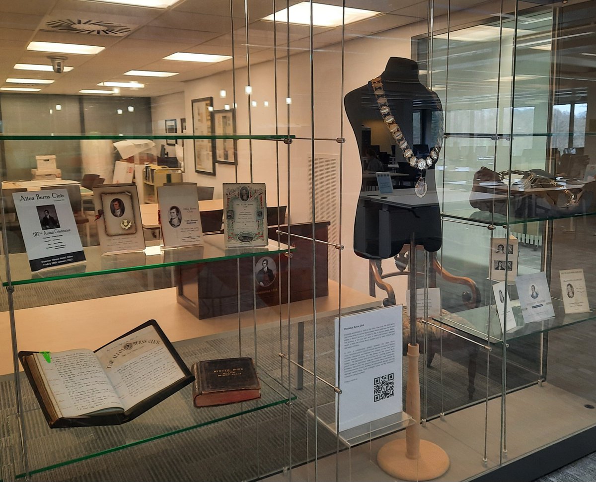 unistirarchives's tweet image. We are celebrating the launch of the Alloa Burns Club Archive with a display of Club memorabilia in @unistirarchives until 5 April:
archives.wordpress.stir.ac.uk/2023/03/23/mix…
#Alloa #CultureOnStirCampus #StirScanStudio
@isstirling @ustirhistpol @StirHeritage